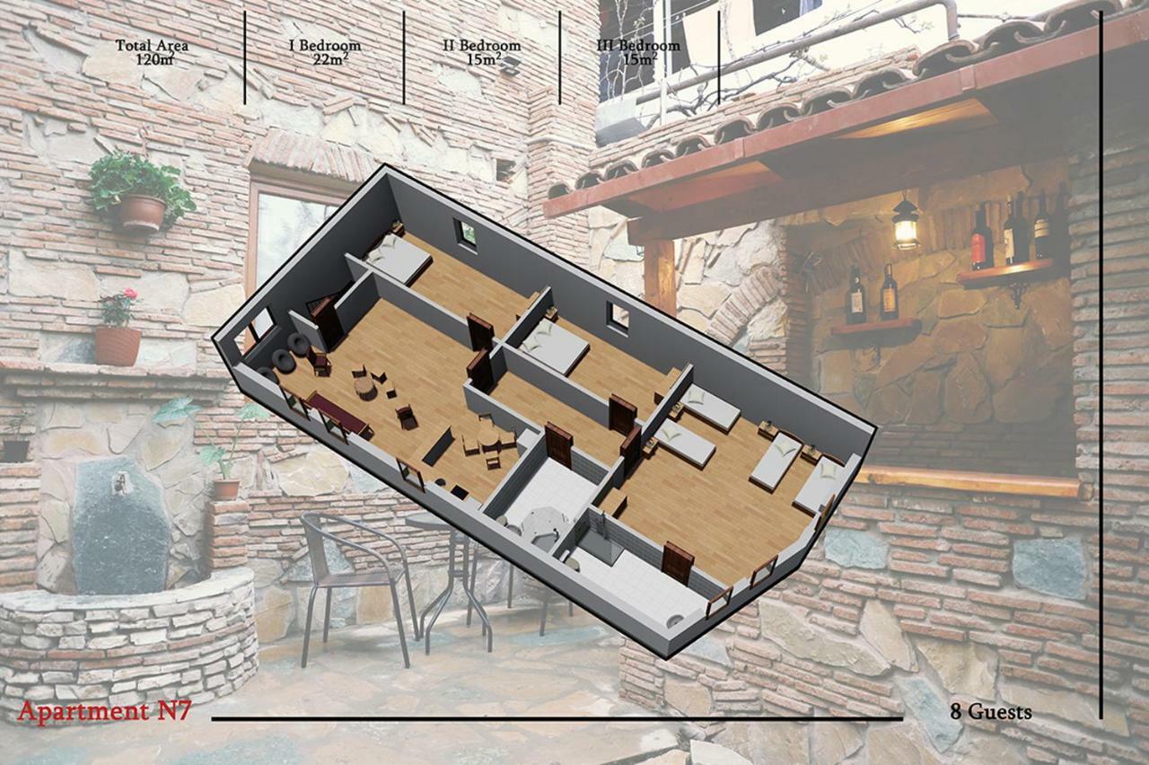 Apart Hotel With Wine Cellar - Old Tbilisi 1897 Eksteriør bilde